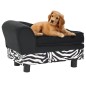 vidaXL Hundesofa Schwarz 57x34x36 cm Plüsch vidaXL Hundesofa Schwarz 57x34x36 cm Plüsch