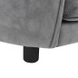 vidaXL Hundesofa Grau 69x49x40 cm Plüsch vidaXL Hundesofa Grau 69x49x40 cm Plüsch