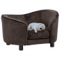 vidaXL Hundesofa Braun 69x49x40 cm Plüsch vidaXL Hundesofa Braun 69x49x40 cm Plüsch