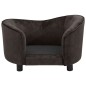 vidaXL Hundesofa Braun 69x49x40 cm Plüsch vidaXL Hundesofa Braun 69x49x40 cm Plüsch