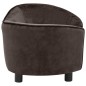 vidaXL Hundesofa Braun 69x49x40 cm Plüsch vidaXL Hundesofa Braun 69x49x40 cm Plüsch