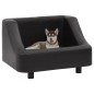 vidaXL Hundesofa Schwarz 67x52x40 cm Kunstleder vidaXL Hundesofa Schwarz 67x52x40 cm Kunstleder