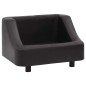 vidaXL Hundesofa Schwarz 67x52x40 cm Kunstleder vidaXL Hundesofa Schwarz 67x52x40 cm Kunstleder