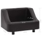 vidaXL Hundesofa Schwarz 67x52x40 cm Kunstleder vidaXL Hundesofa Schwarz 67x52x40 cm Kunstleder