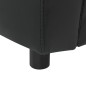 vidaXL Hundesofa Schwarz 67x41x39 cm Kunstleder vidaXL Hundesofa Schwarz 67x41x39 cm Kunstleder