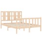 Massivholzbett mit Kopfteil 140x190 cm Massivholzbett mit Kopfteil 140x190 cm
