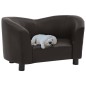 vidaXL Hundesofa Braun 67x41x39 cm Kunstleder vidaXL Hundesofa Braun 67x41x39 cm Kunstleder