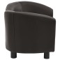 vidaXL Hundesofa Braun 67x41x39 cm Kunstleder vidaXL Hundesofa Braun 67x41x39 cm Kunstleder