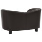 vidaXL Hundesofa Braun 67x41x39 cm Kunstleder vidaXL Hundesofa Braun 67x41x39 cm Kunstleder