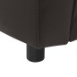 vidaXL Hundesofa Braun 67x41x39 cm Kunstleder vidaXL Hundesofa Braun 67x41x39 cm Kunstleder
