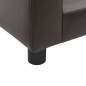 vidaXL Hundesofa Braun 60x43x30 cm Plüsch und Kunstleder vidaXL Hundesofa Braun 60x43x30 cm Plüsch und Kunstleder