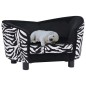 vidaXL Hundesofa Schwarz 68x38x38 cm Plüsch vidaXL Hundesofa Schwarz 68x38x38 cm Plüsch