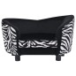 vidaXL Hundesofa Schwarz 68x38x38 cm Plüsch vidaXL Hundesofa Schwarz 68x38x38 cm Plüsch