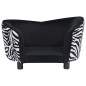 vidaXL Hundesofa Schwarz 68x38x38 cm Plüsch vidaXL Hundesofa Schwarz 68x38x38 cm Plüsch