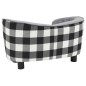 vidaXL Hundesofa Grau 68x38x38 cm Plüsch vidaXL Hundesofa Grau 68x38x38 cm Plüsch