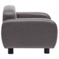 vidaXL Hundesofa Grau 80x50x40 cm Kunstleder vidaXL Hundesofa Grau 80x50x40 cm Kunstleder