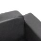 vidaXL Hundesofa Grau 80x50x40 cm Kunstleder vidaXL Hundesofa Grau 80x50x40 cm Kunstleder
