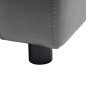 vidaXL Hundesofa Grau 80x50x40 cm Kunstleder vidaXL Hundesofa Grau 80x50x40 cm Kunstleder