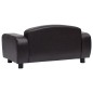 vidaXL Hundesofa Braun 80x50x40 cm Kunstleder vidaXL Hundesofa Braun 80x50x40 cm Kunstleder