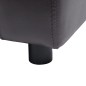 vidaXL Hundesofa Braun 80x50x40 cm Kunstleder vidaXL Hundesofa Braun 80x50x40 cm Kunstleder