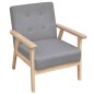vidaXL Sessel Hellgrau Stoff vidaXL Sessel Hellgrau Stoff