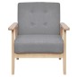 vidaXL Sessel Hellgrau Stoff vidaXL Sessel Hellgrau Stoff