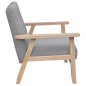 vidaXL Sessel Hellgrau Stoff vidaXL Sessel Hellgrau Stoff