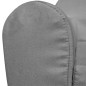 vidaXL Kinder Ausklapp-Loungesessel Grau vidaXL Kinder Ausklapp-Loungesessel Grau