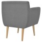 vidaXL Sessel Hellgrau Stoff vidaXL Sessel Hellgrau Stoff