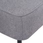 vidaXL Cocktailstuhl Hellgrau Stoff vidaXL Cocktailstuhl Hellgrau Stoff