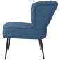 vidaXL Cocktailstuhl Blau Stoff vidaXL Cocktailstuhl Blau Stoff