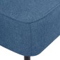 vidaXL Cocktailstuhl Blau Stoff vidaXL Cocktailstuhl Blau Stoff