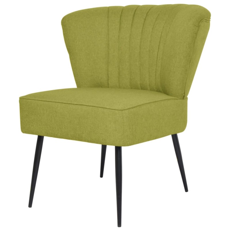 vidaXL Cocktailstuhl Grün Stoff vidaXL Cocktailstuhl Grün Stoff