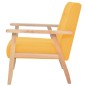 vidaXL Sessel Gelb Stoff vidaXL Sessel Gelb Stoff