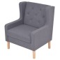 vidaXL Sessel Grau Stoff vidaXL Sessel Grau Stoff