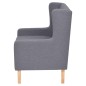 vidaXL Sessel Grau Stoff vidaXL Sessel Grau Stoff