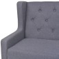 vidaXL Sessel Grau Stoff vidaXL Sessel Grau Stoff