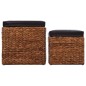 vidaXL Ottoman-Set 2 Stk. Seegras Braun vidaXL Ottoman-Set 2 Stk. Seegras Braun