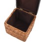 vidaXL Ottoman-Set 2 Stk. Seegras Braun vidaXL Ottoman-Set 2 Stk. Seegras Braun
