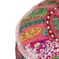 vidaXL Patchwork Sitzpouf Rund Baumwolle Handgefertigt 40x20 cm Rosa vidaXL Patchwork Sitzpouf Rund Baumwolle Handgefertigt 40x20 cm Rosa