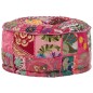 vidaXL Patchwork Sitzpouf Rund Baumwolle Handgefertigt 40x20 cm Rosa vidaXL Patchwork Sitzpouf Rund Baumwolle Handgefertigt 40x20 cm Rosa
