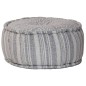 vidaXL Handgefertigter Sitzpuff mit Muster Blau 50 x 25 cm Baumwolle vidaXL Handgefertigter Sitzpuff mit Muster Blau 50 x 25 cm Baumwolle