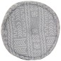 vidaXL Handgefertigter Sitzpuff mit Muster Blau 50 x 25 cm Baumwolle vidaXL Handgefertigter Sitzpuff mit Muster Blau 50 x 25 cm Baumwolle