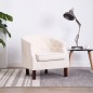 vidaXL Sessel Beige Stoff vidaXL Sessel Beige Stoff