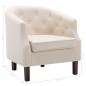 vidaXL Sessel Beige Stoff vidaXL Sessel Beige Stoff