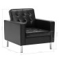 vidaXL Sessel Schwarz Kunstleder vidaXL Sessel Schwarz Kunstleder