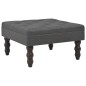 vidaXL Hocker Dunkelgrau 60 x 60 x 36 cm Polyester vidaXL Hocker Dunkelgrau 60 x 60 x 36 cm Polyester