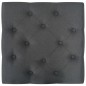 vidaXL Hocker Dunkelgrau 60 x 60 x 36 cm Polyester vidaXL Hocker Dunkelgrau 60 x 60 x 36 cm Polyester