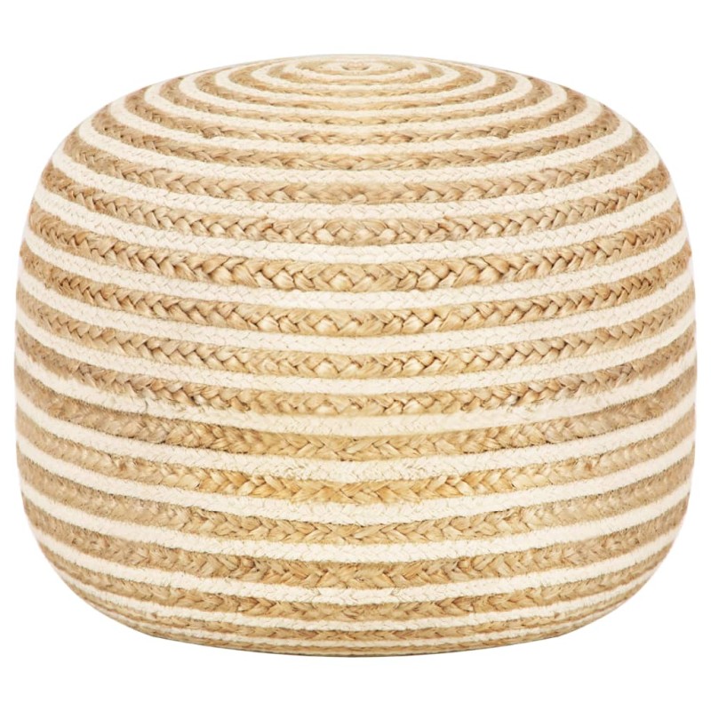 vidaXL Handgefertigter Sitzpuff 45 x 30 cm Jute vidaXL Handgefertigter Sitzpuff 45 x 30 cm Jute