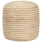 vidaXL Handgefertigter Sitzpuff 40 x 45 cm Jute vidaXL Handgefertigter Sitzpuff 40 x 45 cm Jute